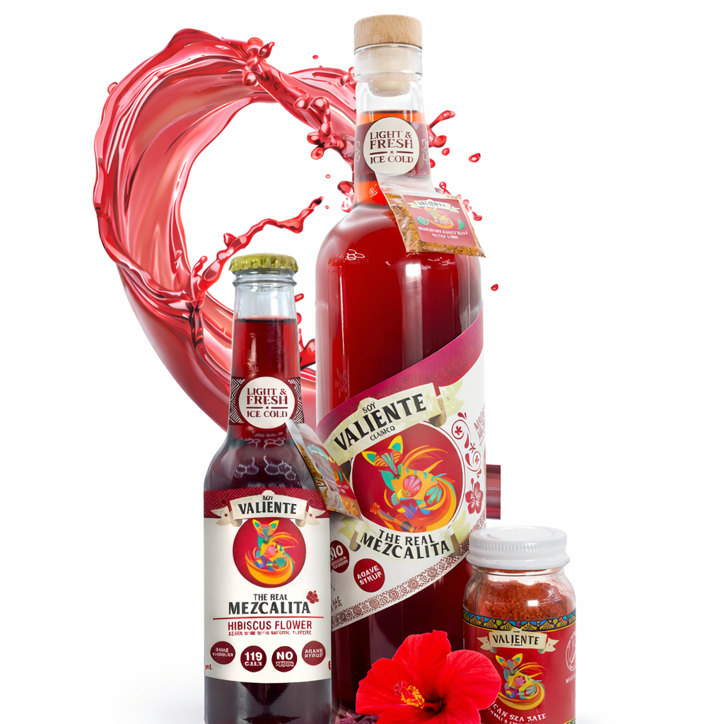 private label rtd mezcalita hibiscus ready to drink beverage with agave wine